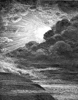 Поль Гюстав Доре (Paul Gustave Dore, 1832/33–1883).  Сотворение света