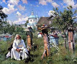 Константин Маковский (1839-1920). На Пасеке. 1916