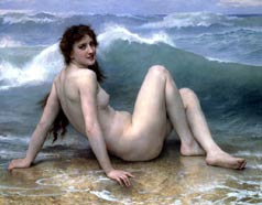 Адольф Вильям Бугро. Волна — Adolphe-William Bouguereau. Wave